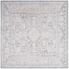 SAFAVIEH Area Rug 3' Square - Reflection Collection - Light Grey & Cream, Non-Shedding & Easy Cleaning, Ideal for Foyer, Living Room, Bedroom (RFT665C) view 1