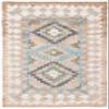 SAFAVIEH Kilim Collection Accent Rug - 3' x 5', Blue & Ivory, Handmade Flat Weave Jute, Ideal for High Traffic Areas in Entryway, Living Room, Bedroom (KLM756M) view 2