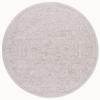 SAFAVIEH Area Rug 5' Round - Reflection Collection - Cream & Ivory, Non-Shedding & Easy Cleaning, Ideal for Living Room, Bedroom (RFT665D) view 3