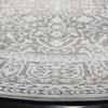 SAFAVIEH Area Rug 3' Round - Reflection Collection - Dark Grey & Cream, Non-Shedding & Easy Cleaning, Ideal for Living Room, Bedroom (RFT670B) view 3