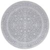 SAFAVIEH Area Rug 3' Round - Reflection Collection - Light Grey & Cream, Non-Shedding & Easy Cleaning, Ideal for Living Room, Bedroom (RFT670C) view 1