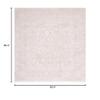 SAFAVIEH Reflection Collection Area Rug - 6'7" Square, Cream & Ivory, Non-Shedding & Easy Cleaning, Ideal for Living Room, Bedroom (RFT667D) view 2