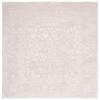 SAFAVIEH Reflection Collection Area Rug - 6'7" Square, Cream & Ivory, Non-Shedding & Easy Cleaning, Ideal for Living Room, Bedroom (RFT667D) view 4