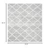 Martha Stewart x SAFAVIEH Shag Rug Collection - 5'1" x 7'6", White & Light Grey, Non-Shedding & Easy Cleaning, Ultra Plush Thick Pile, Ideal for Living Room, Bedroom, Dining Space (MSR0720A) view 2