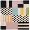 SAFAVIEH Fifth Avenue Collection Accent Rug - 2'3" x 5', Ivory & Black, Handmade Mid-Century Modern Abstract Wool, Ideal for High Traffic Areas in Entryway, Living Room, Bedroom (FTV122A) view 1