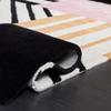 SAFAVIEH Fifth Avenue Collection Accent Rug - 2'3" x 5', Ivory & Black, Handmade Mid-Century Modern Abstract Wool, Ideal for High Traffic Areas in Entryway, Living Room, Bedroom (FTV122A) view 3