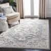 Martha Stewart x SAFAVIEH Shag Rug Collection - 4' x 6', White & Light Grey, Non-Shedding & Easy Cleaning, Ultra Plush Thick Pile, Ideal for Living Room, Foyer, Bedroom, Accent Space (MSR0739A) view 1