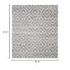 Martha Stewart x SAFAVIEH Area Rug Collection - 5'1" x 7'6", Dark Grey & Light Grey, Non-Shedding & Easy Cleaning, Ideal for Living Room, Bedroom, Office, Dining Space (MSR0782H) view 2