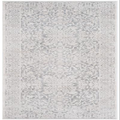 SAFAVIEH Reflection Collection Runner Rug - 2'3" x 14', Light Grey & Cream, Non-Shedding & Easy Cleaning, Ideal for Living Room, Bedroom (RFT670C)