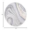 SAFAVIEH Orchard Collection Area Rug - 5' Round, Grey & Gold, Modern Abstract Design, Non-Shedding & Easy Care, Ideal for High Traffic Areas in Living Room, Bedroom (ORC637G) view 2