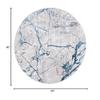 SAFAVIEH Amelia Collection 5' Round Grey/Blue ALA293F Modern Abstract Non-Shedding Living Room Dining Bedroom Foyer Area Rug view 2
