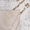 SAFAVIEH Amelia Collection Area Rug - 5' Square, Grey & Gold, Modern Abstract Design, Non-Shedding & Easy Care, Ideal for High Traffic Areas in Living Room, Bedroom (ALA293G) view 4