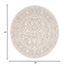 SAFAVIEH Area Rug 3' Round - Reflection Collection - Beige & Cream, Non-Shedding & Easy Cleaning, Ideal for Living Room, Bedroom (RFT667A) view 2
