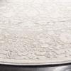 SAFAVIEH Area Rug 3' Round - Reflection Collection - Beige & Cream, Non-Shedding & Easy Cleaning, Ideal for Living Room, Bedroom (RFT667A) view 3