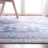 SAFAVIEH Washable Rug Serapi Collection - 8' x 10', Blue & Ivory, Slip Resistant & Easy to Clean, Ideal for Living Room, Bedroom, Dining Space (SEP513M) view 4