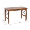 American Furniture Classics OS Home and Office 33248 Desk with USB, Hewn Pallet view 3