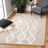 SAFAVIEH Vermont Collection Area Rug - 5' x 8', Gold & Ivory, Handmade Wool, Ideal for High Traffic Areas in Living Room, Bedroom (VRM601D) view 1