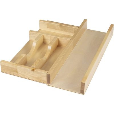 15" Adjustable Drop-In Cutlery Drawer Insert