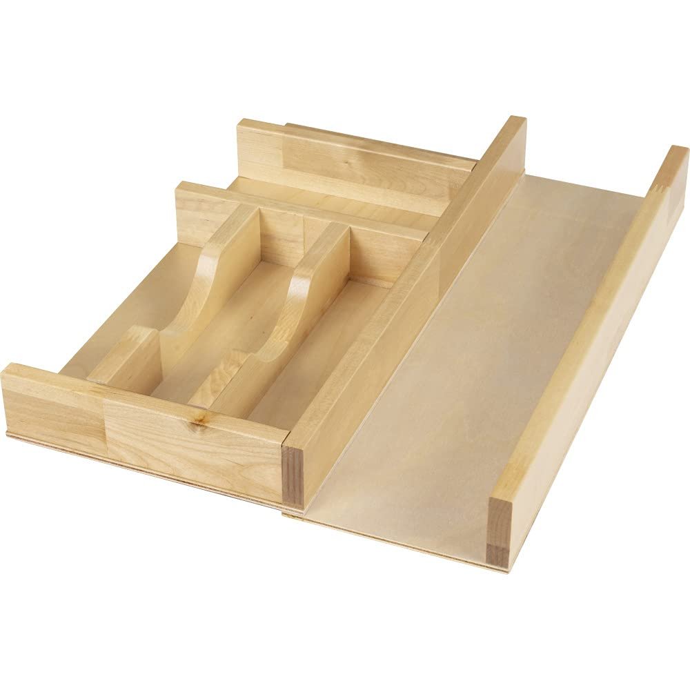 15" Adjustable Drop-In Cutlery Drawer Insert