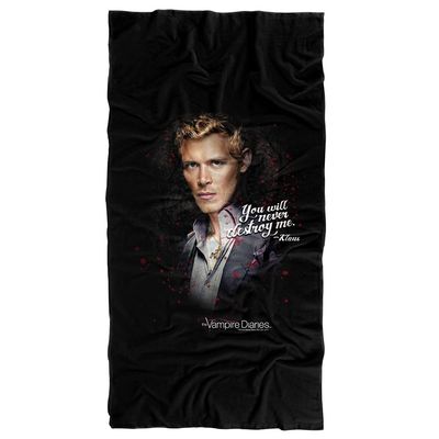 LOGOVISION The Vampire Diaries Never Destroy Officially Licensed Beach Towel 30" X 60"