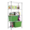 Regal Altair 18'' Deep x 48'' Wide x 72'' High 5 Tier Chrome Wire Shelving Unit | NSF Commercial Storage Rack Kit view 4