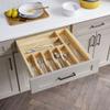 21" Adjustable Drop-In Cutlery Drawer Insert view 2