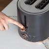 Caf Express Finish 2-Slice Toaster | Extra-Wide Slots, Extra Lift for Waffles, Pastries, Texas Toast & More | 4 Pre-Set Functions, 8 Shade Options | Countertop Kitchen Essentials | Matte Black view 4