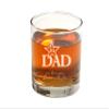 #1 Dad Father's Day Whiskey Glass - Rocks Glass For Dad - Unique Father's Day Gifts - Best Dad Gifts view 1