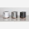 Caf Express Finish 2-Slice Toaster | Extra-Wide Slots, Extra Lift for Waffles, Pastries, Texas Toast & More | 4 Pre-Set Functions, 8 Shade Options | Countertop Kitchen Essentials | Stainless Steel view 2