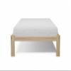 Alaska Wooden Twin XL Bed Platform Bed Solid Pine Wood Twin XL Size Bed Unfinished with Wooden Slats Mattress Support Teens Bed No Box Spring Needed Suitable for Kids Bedroom Boys and Girls Kids Bed view 3