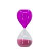 A&B Home Hourglass Rose Pink Sand Timer - Decorative Glass Table Timer for Home Office Decor 3.2" view 1
