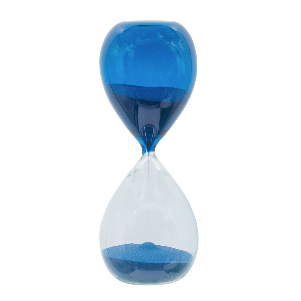 A&B Home Sand Timer 90 Minutes Hourglass for Kids Game Classroom Home Desk Office Dcor Kitchen Timer Blue Sand D5x14