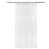 Abipuir RV Shower Curtain Liner with 3 Magnets 47" x 64" Camper Shower Curtain for Travel Trailers, Waterproof PEVA Shower Liner for Camping Stall, PVC Free, Metal Grommets Clear, 47x64 view 1