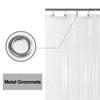 Abipuir RV Shower Curtain Liner with 3 Magnets 47" x 64" Camper Shower Curtain for Travel Trailers, Waterproof PEVA Shower Liner for Camping Stall, PVC Free, Metal Grommets Clear, 47x64 view 4