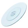 LKP Tempered Glass Rotating Tray 24inch Round Lazy Susan Turntable Tabletop Rotatable Serving Tray Transparent Rotating Plate For Kitchen Dining Table, 85cm33inch view 1