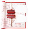 5 pcs Pizza Tools Set incl Dough Roller and Docker and Silicone Pastry Dough Mat and Dough Scraper Cutter Time-Saver Dough Tools Set (5 pcs) view 1