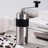 Coffee Accessories Silver Coffee Grinder, Mini Stainless Steel Hand Manual Handmade Coffee Bean Burr Grinders Mill Kitchen Tool Grinders Household Office (Color : 4.8x18.6) view 2