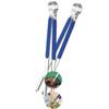 (Florian) Multi Proposal 10.04 Inch Tongs High strength stainless steel, Bounds Spring, Smooth Edge For food, BBQ, Bulgogi, Cooking, Outdoor, Korean Kitchen Gadget Tools, Utensils (Blue Large 2 Pcs) view 1