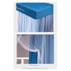 Student Shading Mosquito Net Multi Function Easy Install Single Door Color Matching Double Layer Polyester Upper or Down Berth view 3