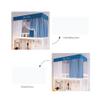 Student Shading Mosquito Net Multi Function Easy Install Single Door Color Matching Double Layer Polyester Upper or Down Berth view 4