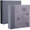 Artmag Photo Album 4x6 1000 Photos, Large Capacity Wedding Family Leather Cover Picture Albums Holds Horizontal and Vertical 4x6 Photos with Black Pages(Grey) view 1