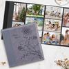 Artmag Photo Album 4x6 1000 Photos, Large Capacity Wedding Family Leather Cover Picture Albums Holds Horizontal and Vertical 4x6 Photos with Black Pages(Grey) view 4