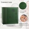 Artmag Photo Album 4x6 1000 Photos, Large Capacity Wedding Family Leather Cover Picture Albums Holds Horizontal and Vertical 4x6 Photos with Black Pages(Dark Green) view 2