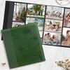 Artmag Photo Album 4x6 1000 Photos, Large Capacity Wedding Family Leather Cover Picture Albums Holds Horizontal and Vertical 4x6 Photos with Black Pages(Dark Green) view 4