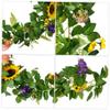 1pc Artificial Sunflower Vine for Home Decor Wedding Party Rattan Decoration Faux Floral Garland Greenery for Easy Arrangement and Festive Accents view 4