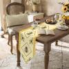 Z&L Home Linen Burlap Table Runner Dresser Scarves, Farmhouse Blossoms Sunflowers and Bee Table Runners for Family Dinner/Holiday Party/Wedding/Events/Kitchen Decor Rural Animals 13x120In view 4