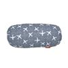 Bookishbunny Microbead Cylindrical Bolster Roll Pillow 14" x 6" (Airplane-Darkgray) view 1