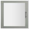 Crosley Furniture Savannah Wall Mounted Bathroom Mirror and Medicine Cabinet, Gray view 4
