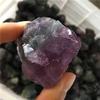Bulk Natural Crystals raw Rainbow Fluorite Rough Stones for Decoration 200g view 3