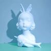 Ornaments Sculpture Fashion Sculpturenordic Creative Angel Girl Statue Decoration Modern Home Decoration Fairy Tale Girl Kingdom Heart Gift-D view 1